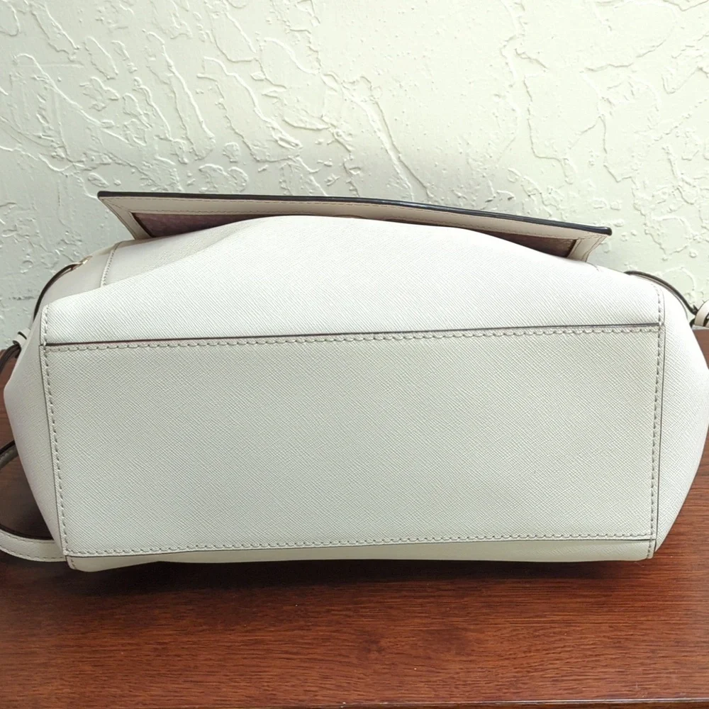 NEW Kate Spade Laurel Way Lilah Satchel Crossbody Almondine